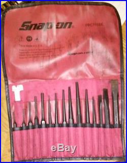 Snap on 16pc punch and chisel set hardly used