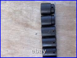 Snap-on 1/2 Drive Impact SAE sockets 6pt 15pc 3/8 To 1 1/4