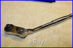 Snap on 1/2 Drive indexing multi position swivel head ratchet S872MP USA