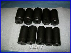 Snap-on 1/2 drive 25 to 36 mm 6-point DEEP Impact Socket Set 310SIMMADDON ExC