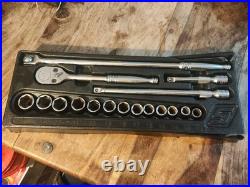 Snap-on 1/2 general Service Socket Set 317AMMPC S80A and breaker 12-24mm £813RRP Snap-on 1/2 general Service Socket Set 317AMMPC S80A and breaker 12-24mm £813RRP