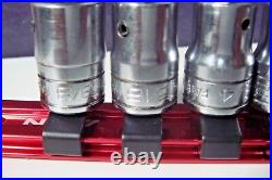 Snap-on 1/4 3/8 drive Ball-end Hex Allen Socket Driver Set 21 Piece With Rail J6