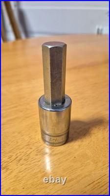 Snap-on 307ESAMY 1/2 drive Allen Hex Socket Set 6 8 10 12 14 17 19 mm