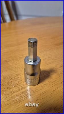 Snap-on 307ESAMY 1/2 drive Allen Hex Socket Set 6 8 10 12 14 17 19 mm