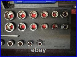 Snap-on 30 Piece 3/8 Drive Low Profile Socket Master Set In Foam
