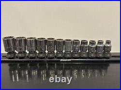 Snap-on 3/8 Drive 6-Point Metric Socket Set, Set of 12