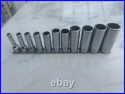 Snap on 3/8 imperial deep socket set