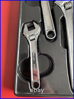 Snap on 4pc adjustable spanner / Wrench Set 6-12 AD704B