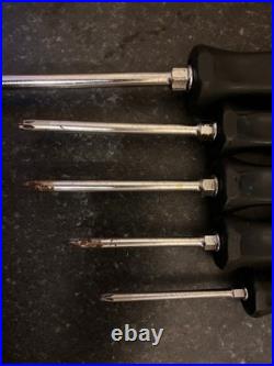 Snap-on 5 piece Torx driver set