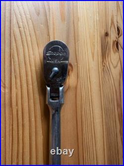 Snap-on FHLFD80A Yellow 3/8 Drive Flex Head Ratchet Hard Grip Used