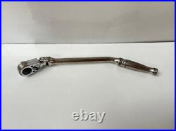 Snap-on Flex Head Ratchet F712 3/8 Drive Bent Handle Ratchet Genuine