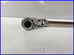 Snap-on Flex Head Ratchet F712 3/8 Drive Bent Handle Ratchet Genuine