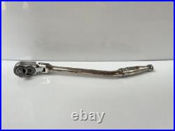 Snap-on Flex Head Ratchet F712 3/8 Drive Bent Handle Ratchet Genuine