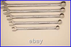 Snap-on OEXL 707B Long Combination Wrench Set 7 piece set 3/8 to 3/4 withTray