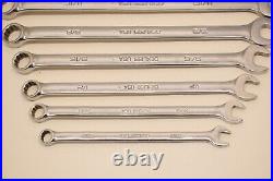 Snap-on OEXL 707B Long Combination Wrench Set 7 piece set 3/8 to 3/4 withTray