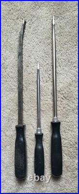 Snap-on Pry Bars and Scratch Awls Set of 3 USA Made