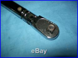 Snap-on QD2FR75 3/8 Drive Click Type Flex Head Torque Wrench 5 75 ft lb UNuse