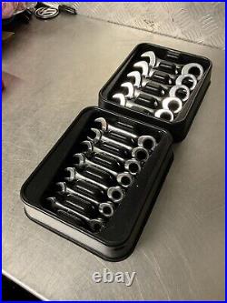 Snap-on Ratchet Spanners. Snap On Stubby Ratchet Spanners 8mm-19mm Midget Spann