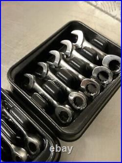 Snap-on Ratchet Spanners. Snap On Stubby Ratchet Spanners 8mm-19mm Midget Spann
