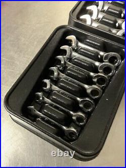 Snap-on Ratchet Spanners. Snap On Stubby Ratchet Spanners 8mm-19mm Midget Spann