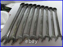 Snap-on Reversible Ratcheting Combination Wrench Set Metric Flank SOXRRM710