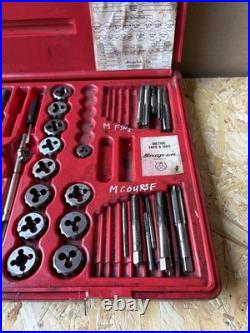 Snap-on TDTDM500A 76-Piece Master Tap & Die Set in Case READ DESCRIPTION