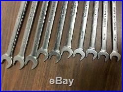 Snap-on Tools 10 Pc Metric Flank drive Combination Wrench Set SOEXM710 10mm-19mm