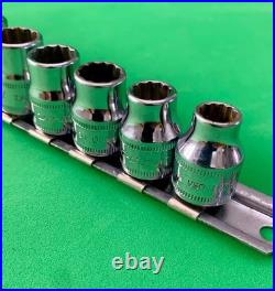 Snap-on Tools 12pc 3/8 Drive METRIC Shallow 12 Point Socket Set 212FMY, 8-19 mm