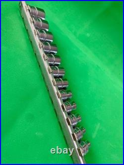 Snap-on Tools 12pc 3/8 Drive METRIC Shallow 12 Point Socket Set 212FMY, 8-19 mm