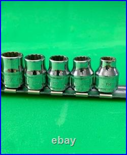 Snap-on Tools 12pc 3/8 Drive METRIC Shallow 12 Point Socket Set 212FMY, 8-19 mm