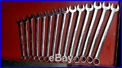 Snap-on Tools 15 Piece Metric Combo Wrench Set 10mm To 24mm No Reserve