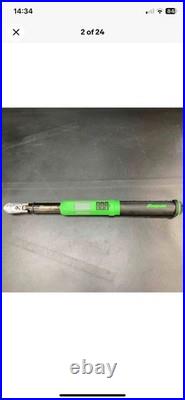 Snap on Tools 3/8 Digital Torque Wrench ATECH2N125VG-TESTED EXCELLENT