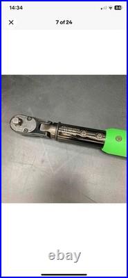 Snap on Tools 3/8 Digital Torque Wrench ATECH2N125VG-TESTED EXCELLENT