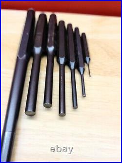 Snap-on Tools 7 Piece Assorted Punch & Pin Set LIGHTLY USED NICE See Details USA