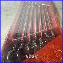 Snap-on Tools 7 pc 12-point SAE Flank Drive Plus Long Wrench Set SOEXL707B