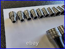 Snap-on Tools EXTREMELY RARE 24pc 3/8 1/2 Mix Drive BS & WHITWORTH Socket Set