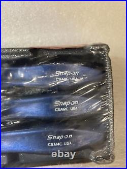 Snap-on Tools NEW POWER BLUE 3pc Hard Grip Rigid Carbon Scraper Set CSA300AMB