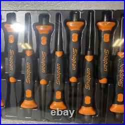 Snap-on Tools Orange 10 Piece Soft Grip Punch Chisel Set PPCSG710O