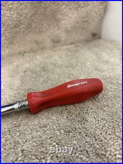 Snap-on Tools RED 1/4 Hex Drive Round Swivel Head Bit Ratchet THNFDM72 Snap-on Tools RED 1/4 Hex Drive Round Swivel Head Bit Ratchet THNFDM72