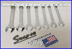 Snap-on Tools USA 7-Piece OEXM Short Stubby METRIC 12-Point Combo Wrench Set
