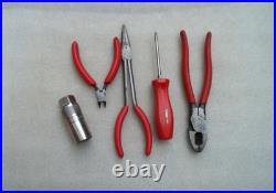 Snap on Tools x 5 Pliers, screwdriver etc
