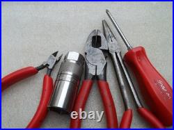 Snap on Tools x 5 Pliers, screwdriver etc