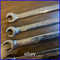 Snap-on USA 5 -Piece Metric Flare Nut Wrench Set 9 18MM RXFMS911B 1618B