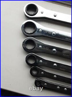 Snap on a/f ratchet spanners 1/4 15/16 plus 3 metric non workers