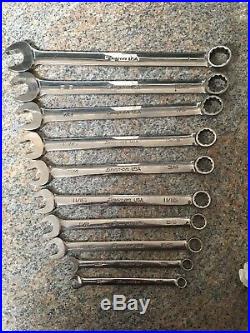 Snap on imperial spanner set