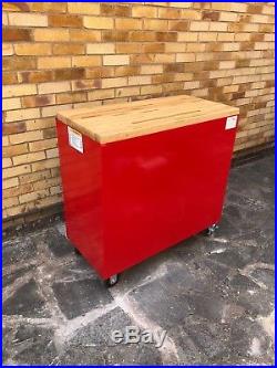 Snap on roll cab, toolbox, chest, box with wooden top