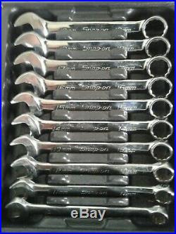 Snap on short spanners 10 19mm