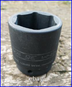Snap on socket Short Impact Socket. 36mm 1/2 drive. IMM350