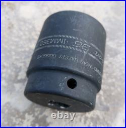Snap on socket Short Impact Socket. 36mm 1/2 drive. IMM350
