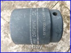 Snap on socket Short Impact Socket. 36mm 1/2 drive. IMM350